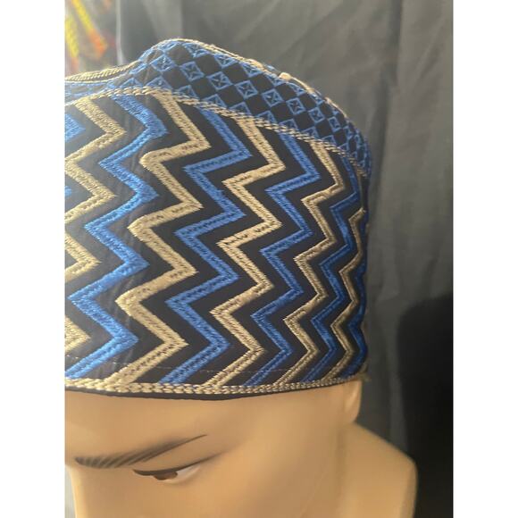 African Men's Wedding Hat, Men's all Parties Hat men kufi African kufi hat - Picture 3 of 4